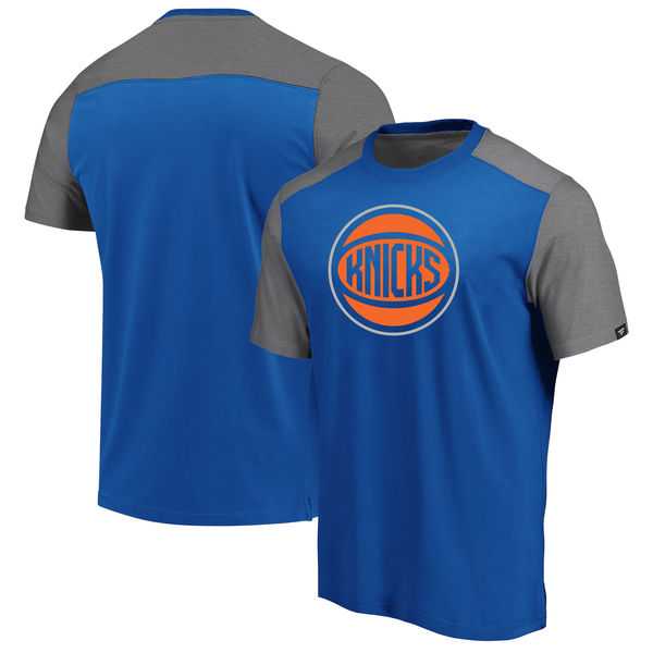 New York Knicks Fanatics Branded Iconic Blocked T-Shirt Royal,We sell and wholesale New York Knicks Fanatics Branded Iconic Blocked T-Shirt Royal on line form chian!